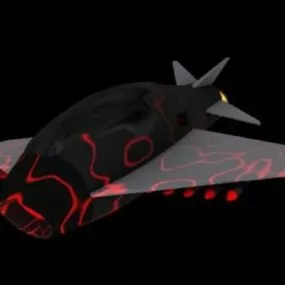 Recon Spaceship 3d model
