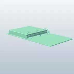 Ring Binder Book 3d model