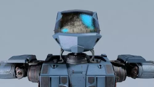 Futuristic Robot Dog 3d model