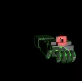 Industrial Robot Arm Rigged 3d model