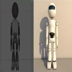 Assistant Robot Mini 3d model