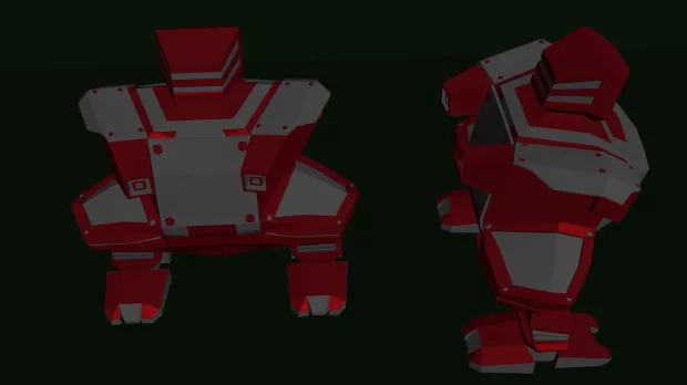 Gun Bot 3d model