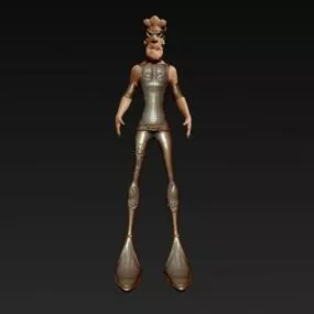 Rok Space Character 3d model
