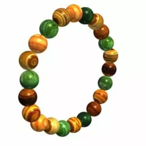 Jade Round Bracelet 3d model