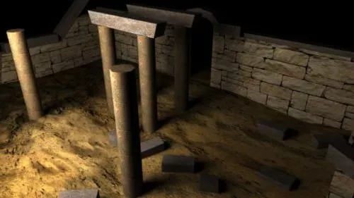 Ancient Ruins Building 3d model Ancient Ruins Building 3d model