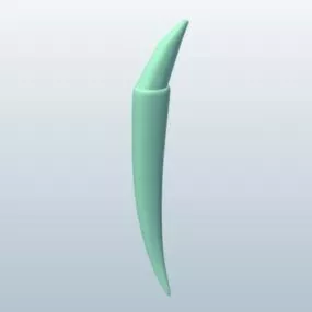 Sabertooth Tiger Tooth 3d model