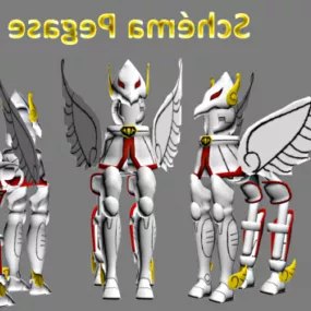 Pegasus Horse 3d model