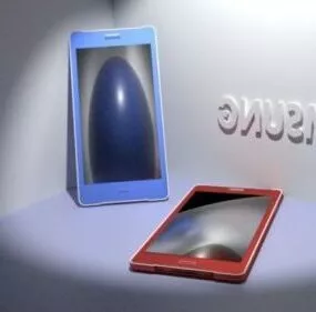 Samsung Smartphone Colorful 3d model