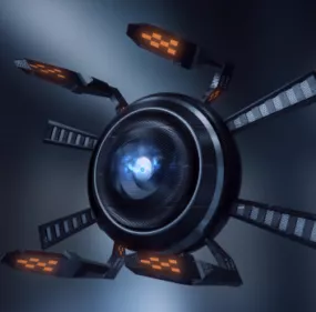 Sci-fi Super Drone 3d model