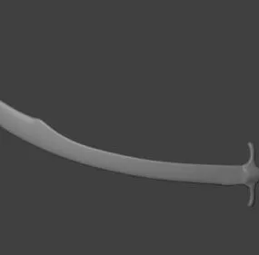 Scimitar Backsword 3d model