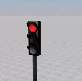 Semaphore Traffic Light 3d model