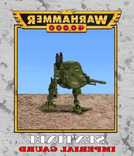 Imperial Guard Warhammer Robot 3d model Imperial Guard Warhammer Robot 3d model