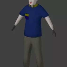 Sheer Man Character 3d model