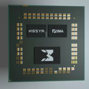 Amd Ryzen Chipset 3d model