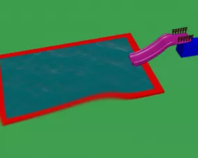Slide Playground 3d model