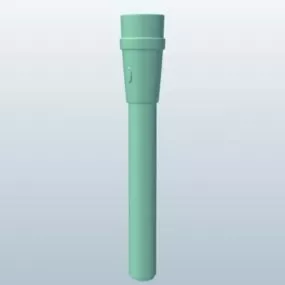 Travel Flashlight Small 3d model