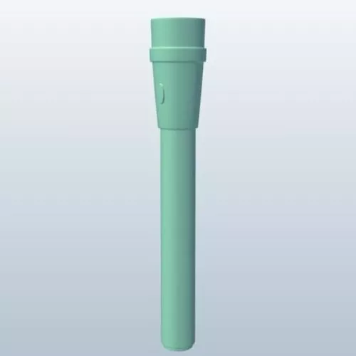 Tactical Flashlight 3d model