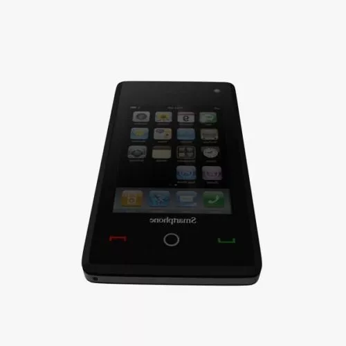 Smartphone Black Frame 3d model Smartphone Black Frame 3d model