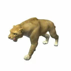 Saber Toothed Tiger 3d model