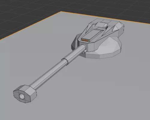 Sniper Turet Weapon 3d model Sniper Turet Weapon 3d model