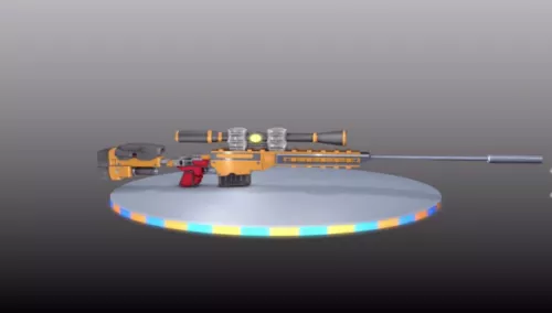 M134 Gatling Gun 3d model