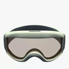 Snow Skiing Goggles 3d model