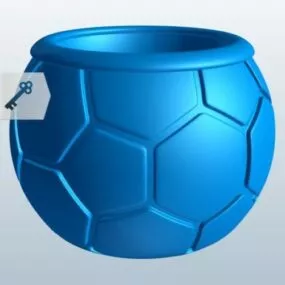 Soccer Ball Vase 3d model