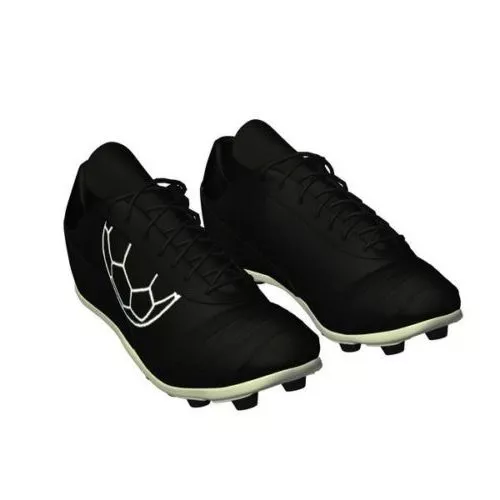 Classic Football On Grass 3d model