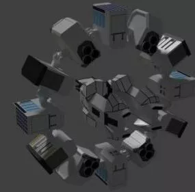 Interstellar Spacecraft 3d model