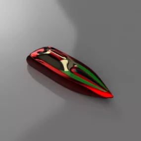 Plastic Speed Boat 3d model