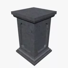 Square Pedestal 3d model