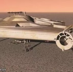 Star Wars Outrider Spaceship 3d model