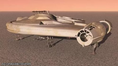 Galaxy Starblaster Spaceship 3d model
