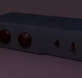 Stereo Amplifier 3d model