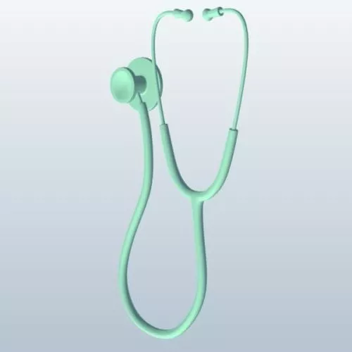 Hospital Stethoscope 3d model Hospital Stethoscope 3d model