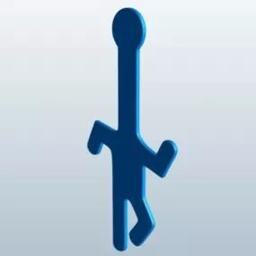 Stick Figurine 3d model