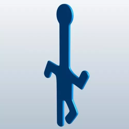 Figurine Flamingo 3d model