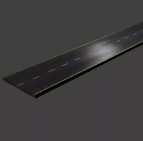 Street Road Asphalt 3d model