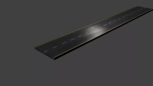 Street Road Asphalt 3d model Street Road Asphalt 3d model