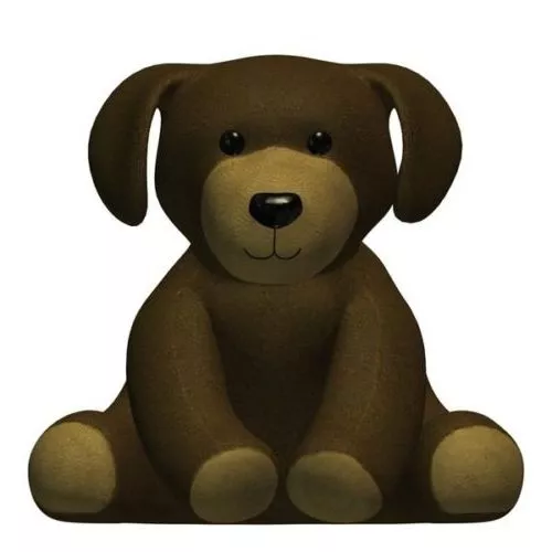 Stuffed Dog Animal 3d model Stuffed Dog Animal 3d model