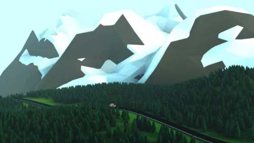 Rock Mountain Terrain Landscape 3d model