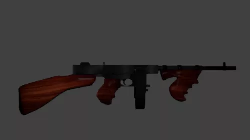 Scifi Gun M24r 3d model