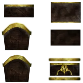 Gold Treasure Chest 3d model