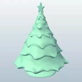 Lowpoly Christmas Pine Tree 3d model