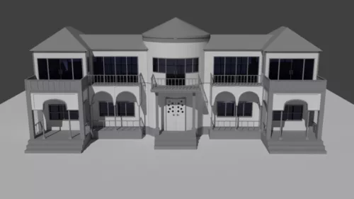 Tulip Palace Building 3d model Tulip Palace Building 3d model