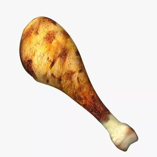 Bread On Disc 3d model