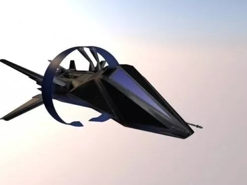 Flash Spaceship 3d model