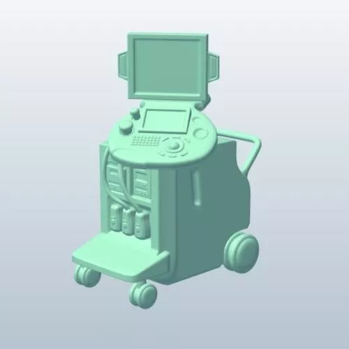 Ultrasound Machine 3d model Ultrasound Machine 3d model
