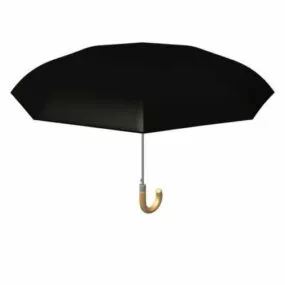 Black Umbrella 3d model