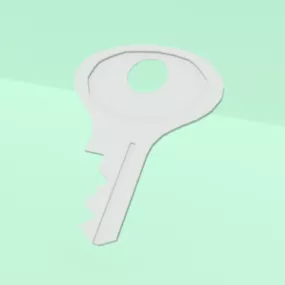 Key Lowpoly 3d model